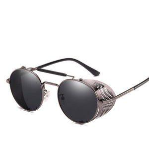 MuseLife Retro Round Metal Sunglasses