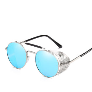 MuseLife Retro Round Metal Sunglasses