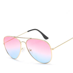 New metal marine film sunglasses