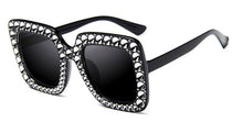 Load image into Gallery viewer, MuseLife Luxury Brand Designer Italian Big Crystal Sun Glasses