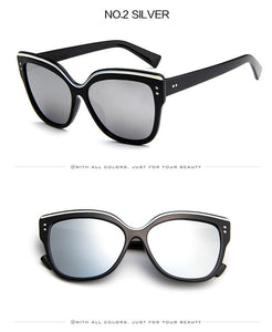 Womens Classic Retro Cat Eye Sunglasses