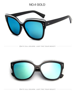 Womens Classic Retro Cat Eye Sunglasses