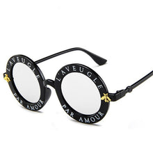 Load image into Gallery viewer, 2019 New Small Bees Round Frame Sunglasses